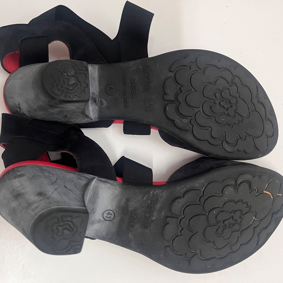 Arche black sandals sz 41 - Picture 3 of 3